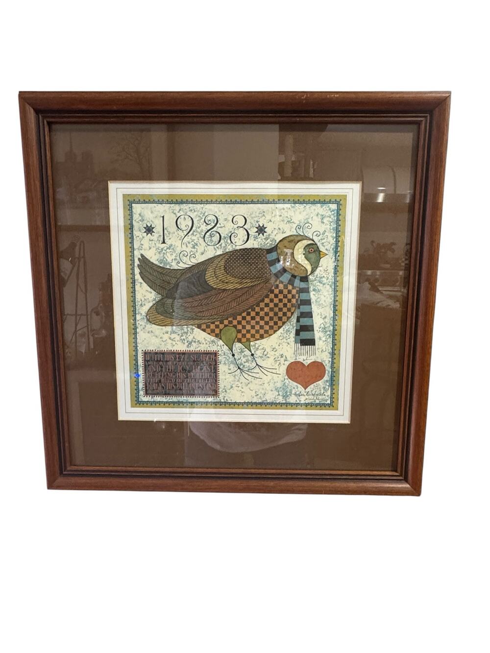 Charles Wysocki Inaugural 1983 Commemorative Bird Print Signed & 32/2k